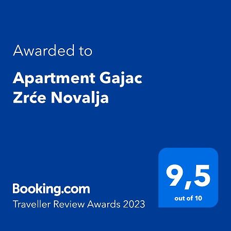 Apartment Gajac Zrce Novalja Zewnętrze zdjęcie